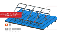 Adjustable Tilt Mounting System (Stand Seam Roof)